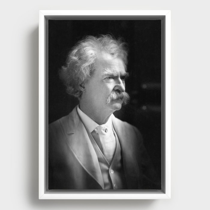 Mark Twain - 1907 Framed Canvas