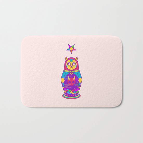 Malevolent Kitty Bath Mat