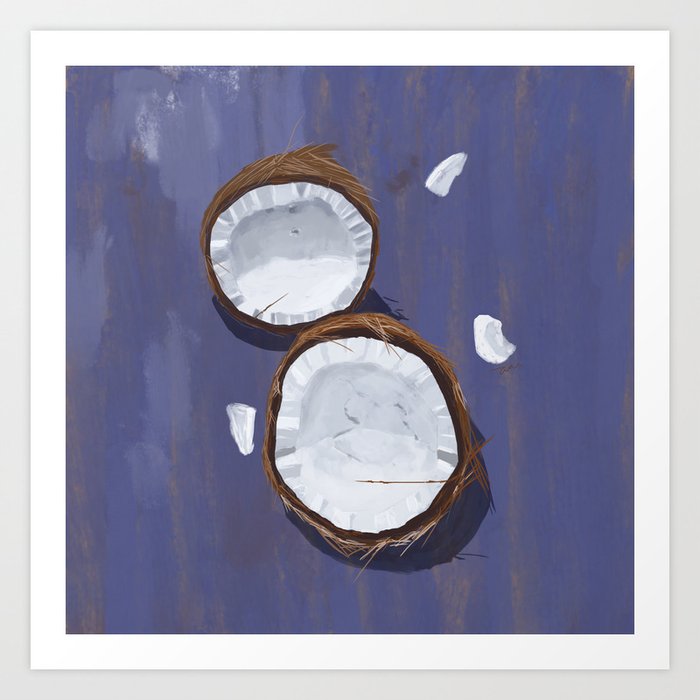 The Coconut Nut Art Print