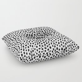 Dalmatian Spots (black/white) Floor Pillow