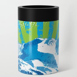 Mt. Alyeska Ski Rise by Crow Creek Cool Can Cooler