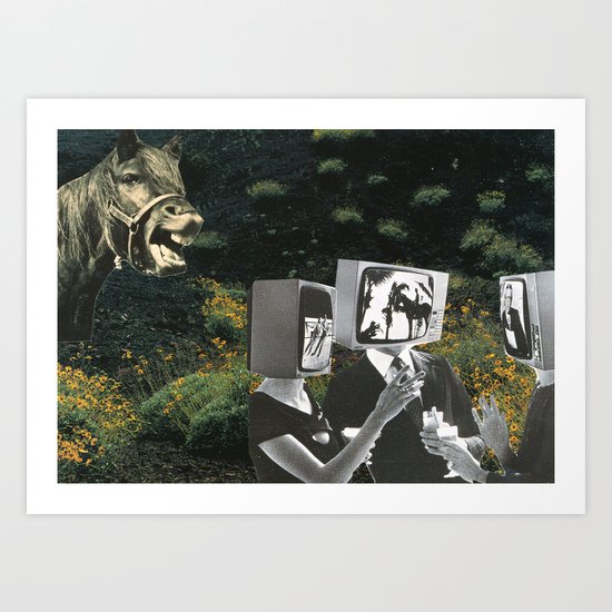 Animals Laugh At People Too Art Print