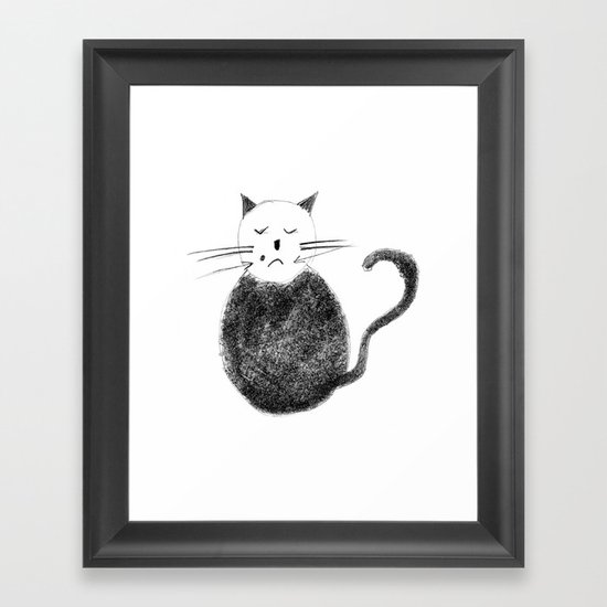 Purrr Framed Art Print