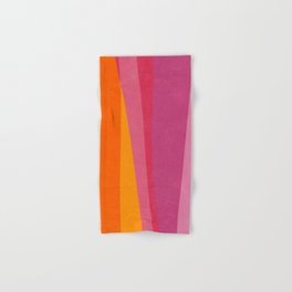 Pink Orange Bright Vibrant Modern Artwork Hand & Bath Towel