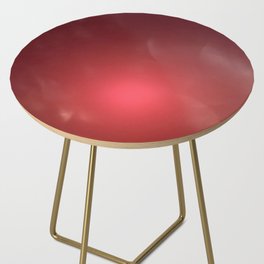 Abstract Burgundy Red Pink Gradient Bokeh Side Table