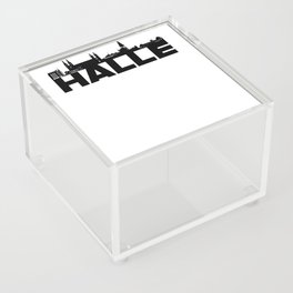 Halle Germany Skyline Gift Idea Acrylic Box
