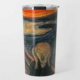 The Scream by Edvard Munch Travel Mug