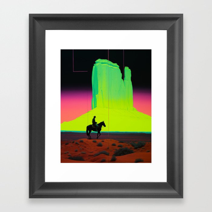 Neon West - S4 - 01 Framed Art Print