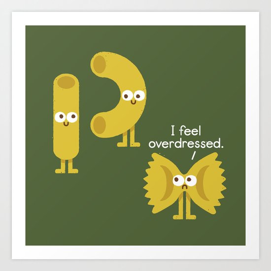 Pasta Party Art Print