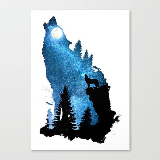 The Howling Wind Canvas Print