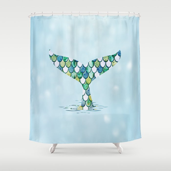 seashell shower curtain walmart