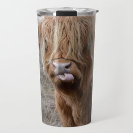 Scottish Highland Cow | Scottish Cattle | Cute Cow | Cute Cattle 05 Travel Mug