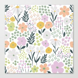 Country Floral Canvas Print