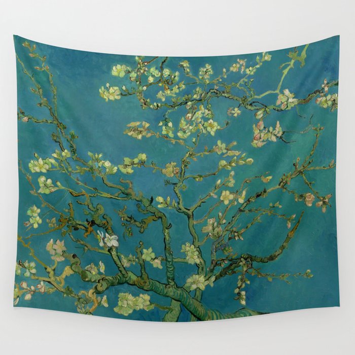 Almond Blossom Wall Tapestry
