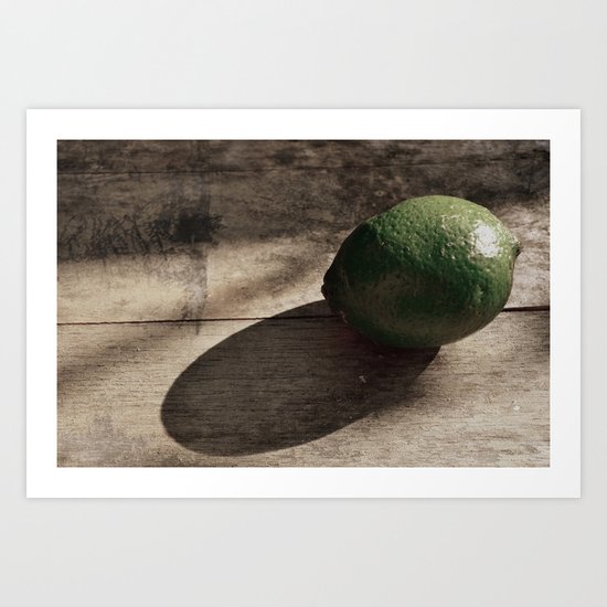 Still Life- Lime Art Print