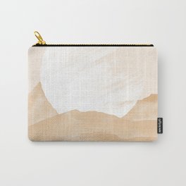 The moon on desert mountains modern Carry-All Pouch