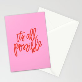 It's all possible Stationery Cards