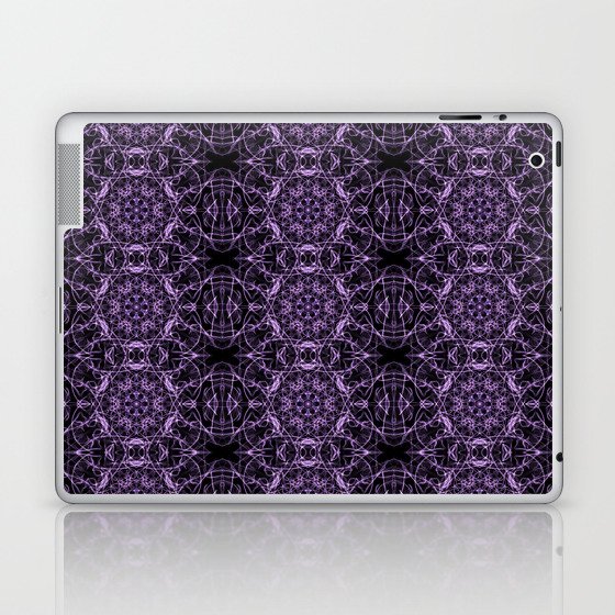 Liquid Light Series 12 ~ Purple Abstract Fractal Pattern Laptop & iPad Skin