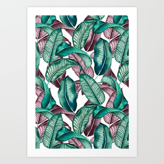TROPICAL PATTERN-04 Art Print