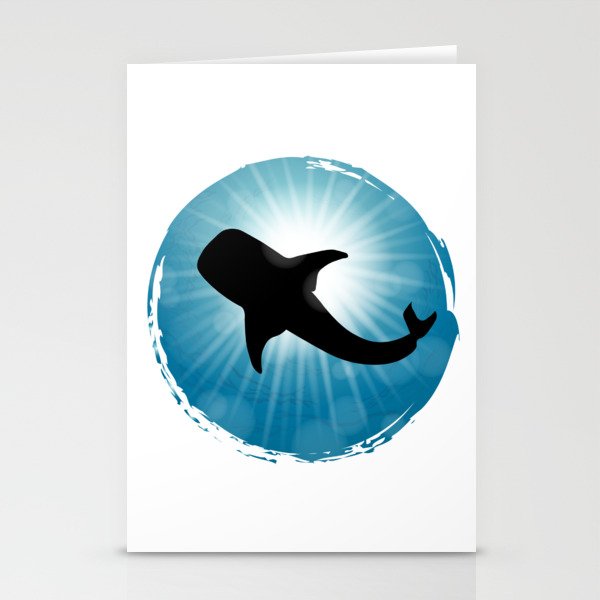 Whale Shark Underwater Aquatic Animals Stationery Cards