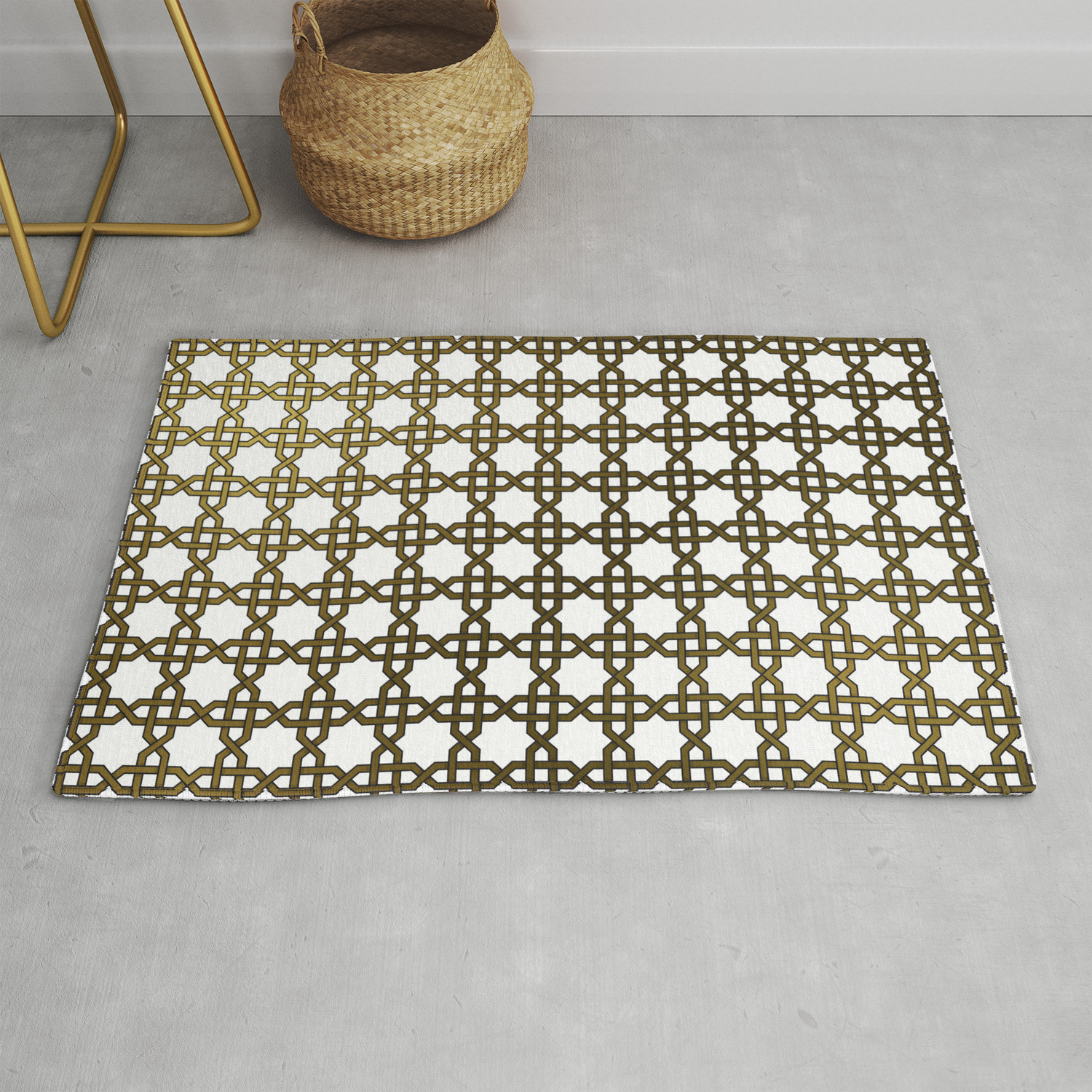 Islamic Pattern Rug By Judes Society6