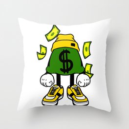 money Throw Pillow