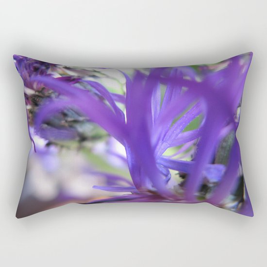 Purple Petals 75 Rectangular Pillow