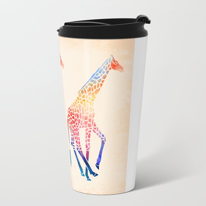 Watercolor Giraffe Travel Mug by mjmstudio | Society6 Watercolor Giraffe Travel Mug by mjmstudio | Society6