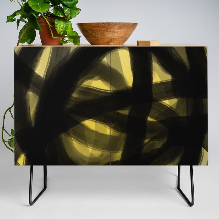 Expressionist Painting. Abstract 248. Credenza