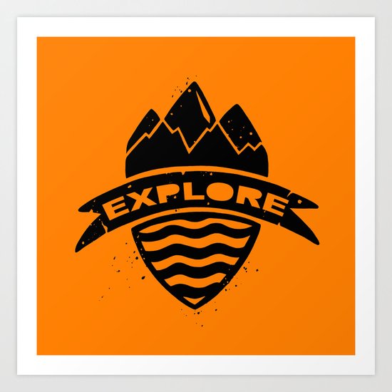 Explore Art Print