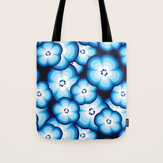 Blue Blossom Tote Bag