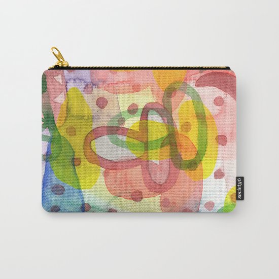 Blurry Mushroom and other Things Carry-All Pouch