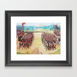 The Battle of Agincourt  Framed Art Print