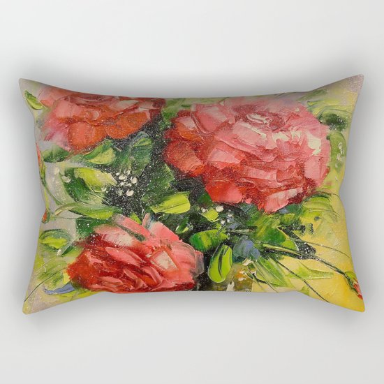 Red roses Rectangular Pillow