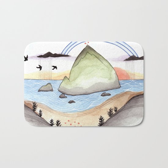 Haystack Rock Bath Mat