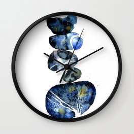 A Pile of Pebbles Wall Clock