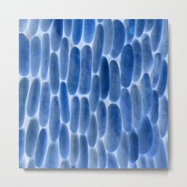 Modern Abstract Chic Blue Rain Drops Metal Print | Abstractmodernrain, Blueraindrops, Exquisiteraindrops, Blue, Artsyraindrops, Luxuriousraindrops, Dec02, Photo, Modernraindrops, Exoticraindrops 