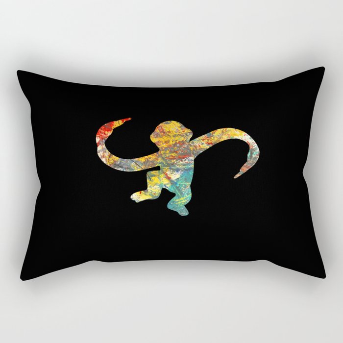 Monkey Dance Rectangular Pillow