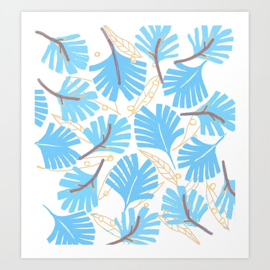 Palm Leaf Art Print