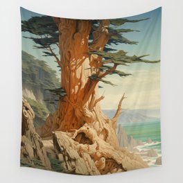 Redwood Cliff Wall Tapestry
