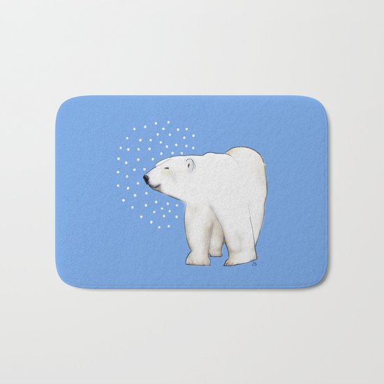 Polar Bear #8 Bath Mat