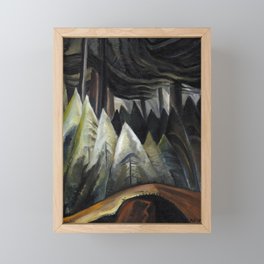 Emily Carr - Forest Light  - Canada, Canadian Oil Painting - Group of Seven Framed Mini Art Print