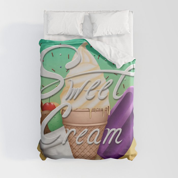 Sweet Cream Duvet Cover