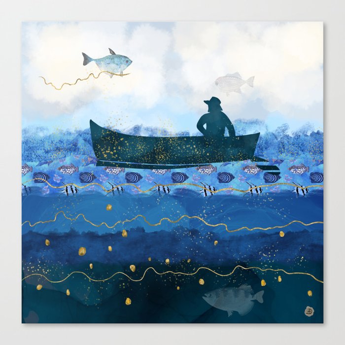 The Fisherman's Dream #2 Canvas Print