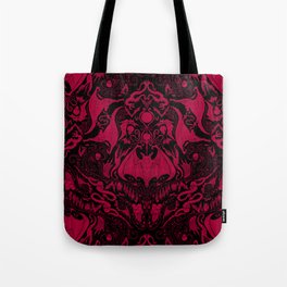 Bats and Beasts - Blood Red Tote Bag