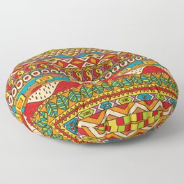 African Tribal Bohemian Ethnic Print Floor Pillow