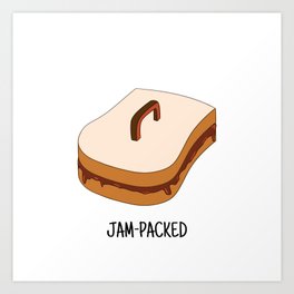 Jam Packed Art Print