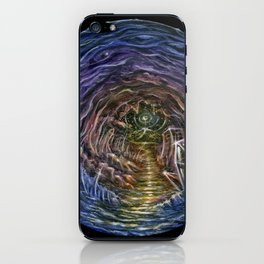 Valley at Night iPhone Skin | Psychedleic, Psychedelic, Mountains, Weird, Mysterylias, Colorful, Crazy, Moon, River, Nature 