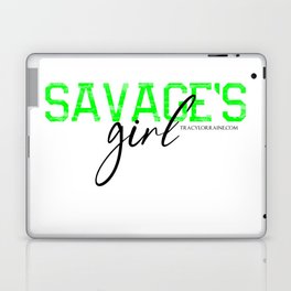 SAVAGE'S GIRL BLACK Laptop & iPad Skin