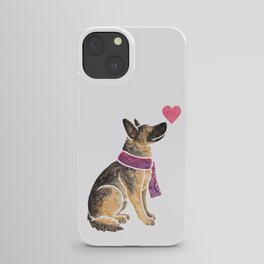 Watercolour German Shepherd Dog iPhone Case
